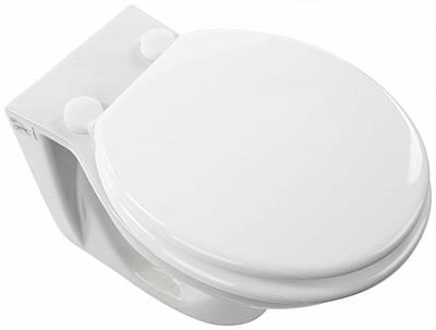 EUROSHOWERS MOULDED WHITE TOILET SEAT