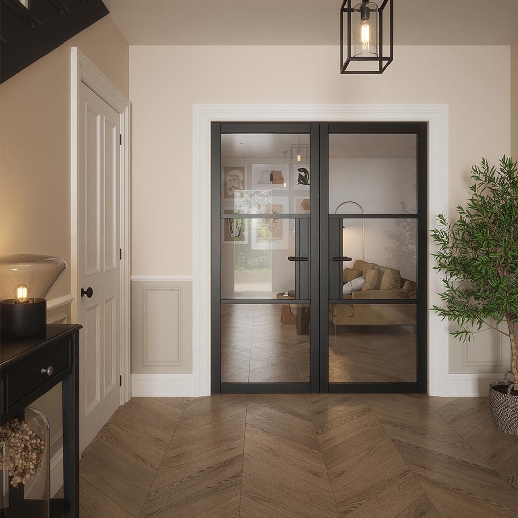 BLACK REBATE STRIP FOR VISTA DOORS 56x21x2.1m 