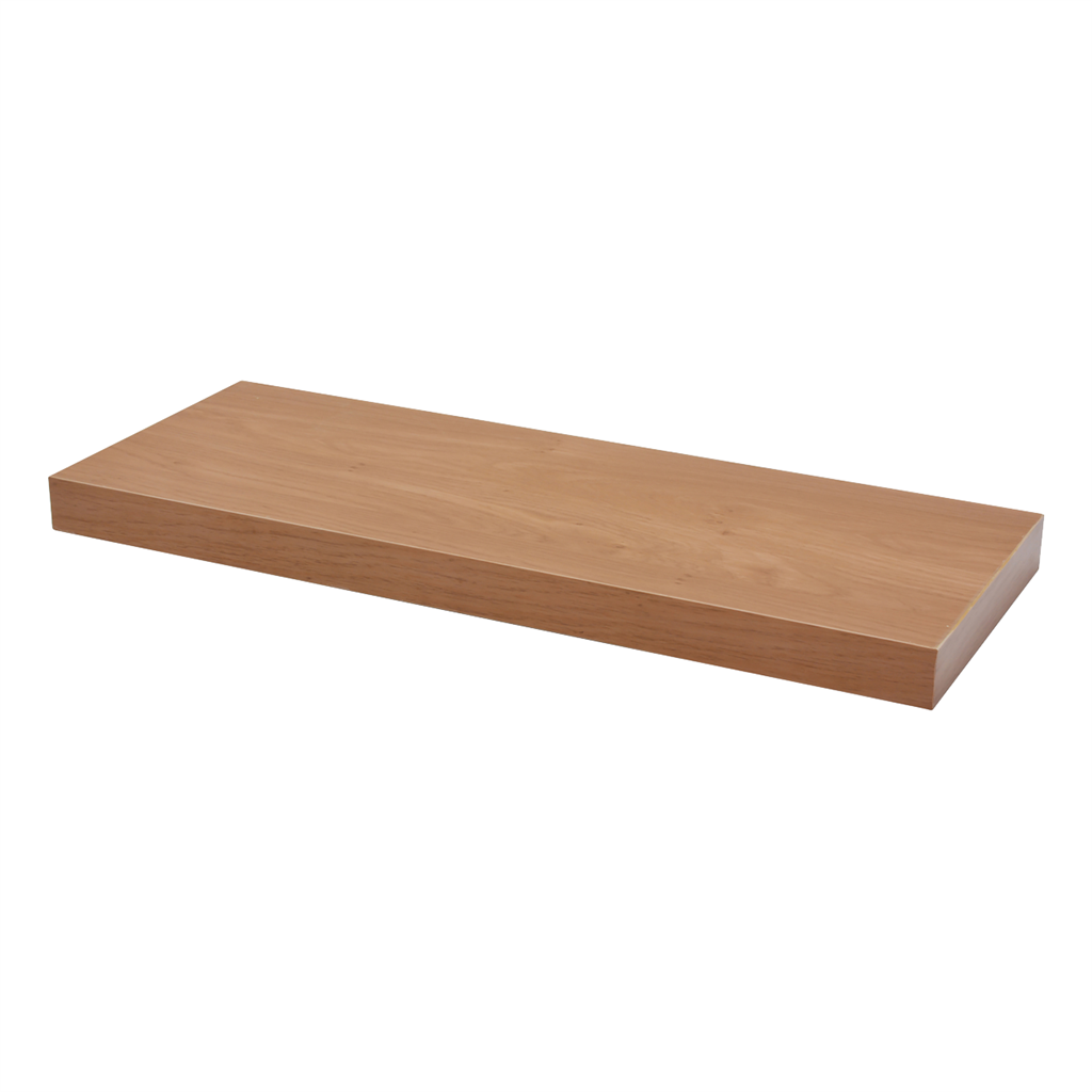 DURALINE FLOAT SHELF 60X23.5CM KNOTTY OAK x 3pcs