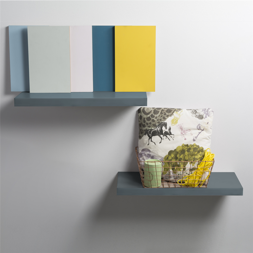 DURALINE FLOAT SHELF  60X23.5CM SAND LAQ x 3pcs