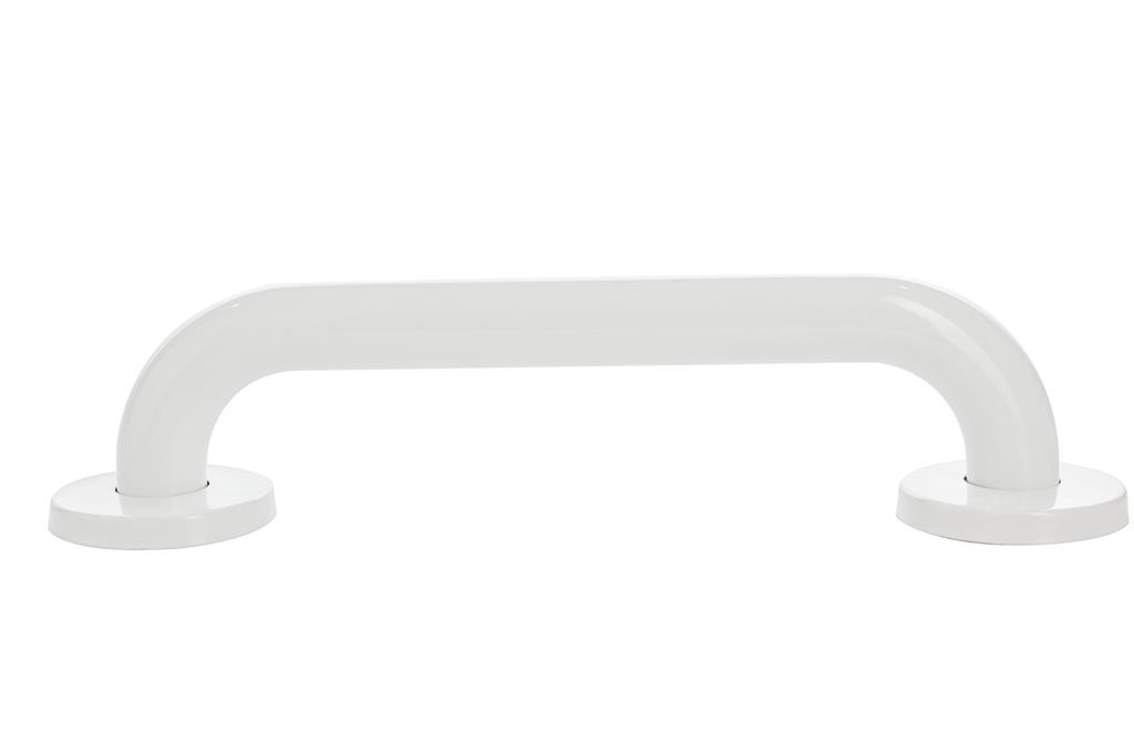 LIVING PLUS WHITE STEEL GRAB BAR 32MM X 300MM