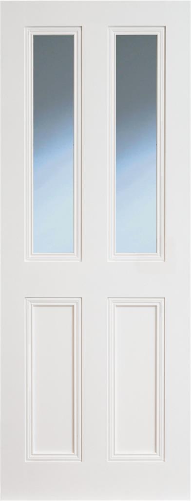 CLAREMONT PRIMED DOOR BEVELLLED GLAZED 78X28