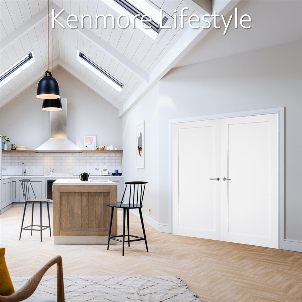Indoors White Primed Doors Lifestyle Imagery