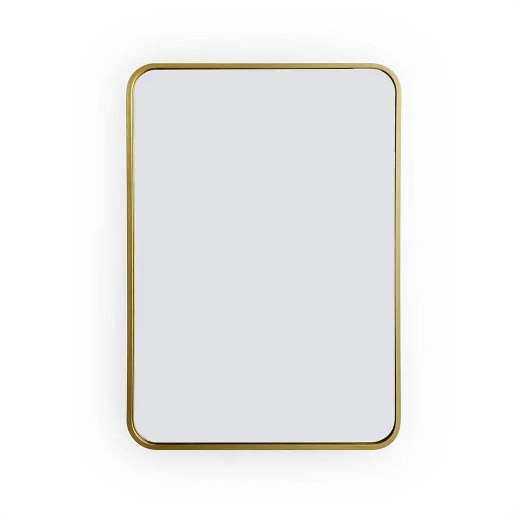 TEMA PORTO FRAMED RECTANGULAR MIRROR 70X50 GOLD