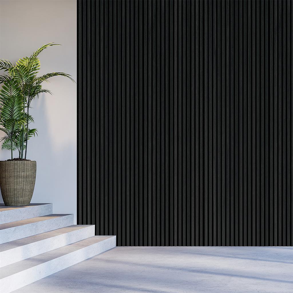 FT PROFF ACOUSTIC PANEL 3mx605x22mm BLACK OAK