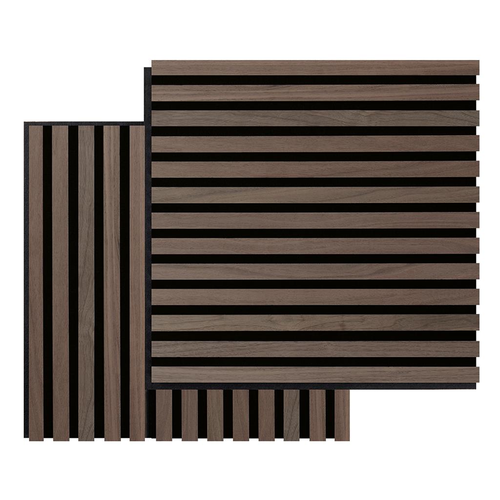 FT ACOUSTIC SQUARES 520x520x22mm x 2pcs WALNUT