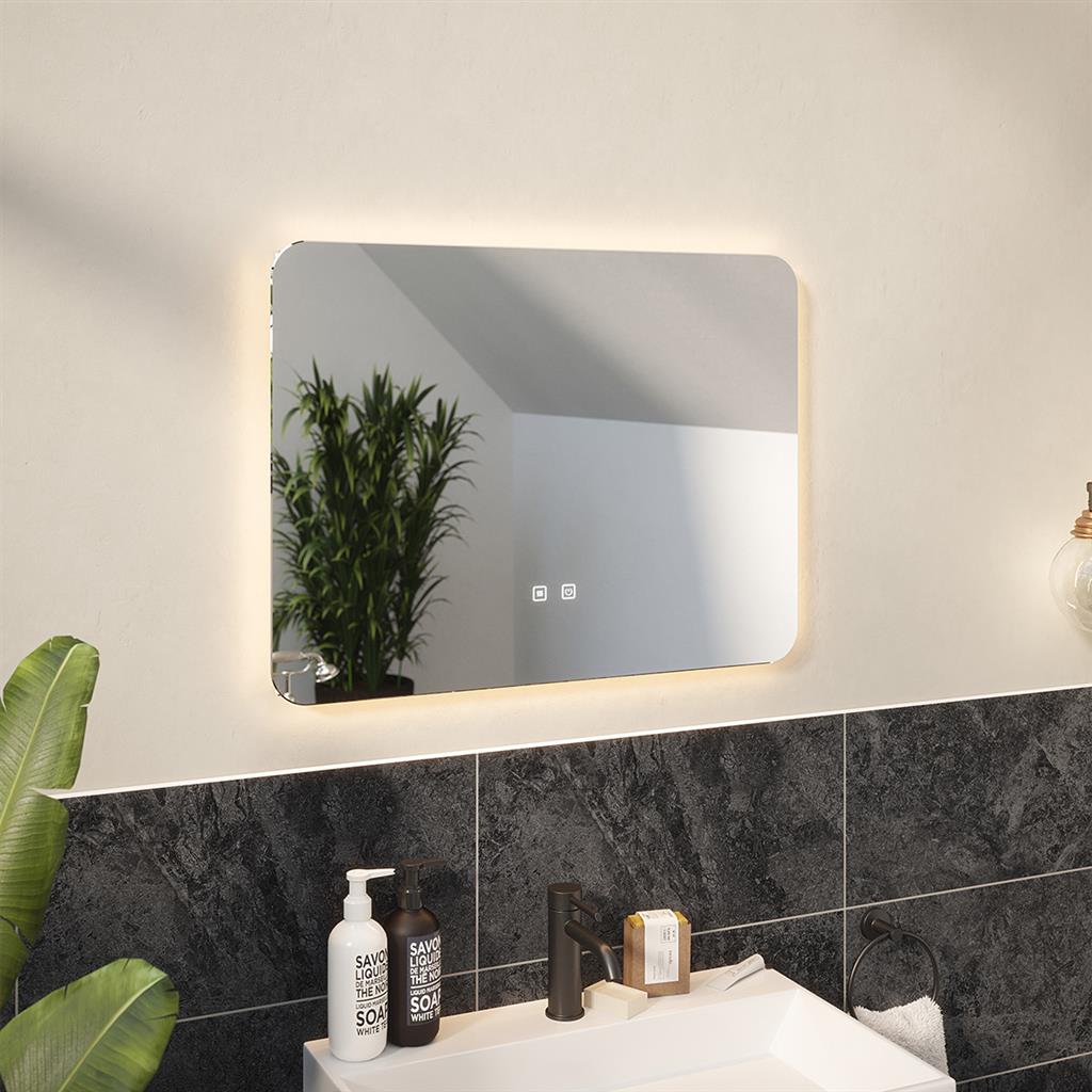 TEMA SIRIO IP44 LED MIRROR 80X60 COOL/WARM DEMIST