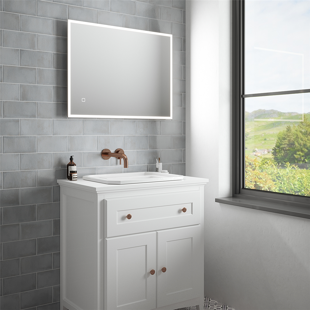 TEMA SORRENTO IP44  BACK-LIT MIRROR/ DEMIST 80x60