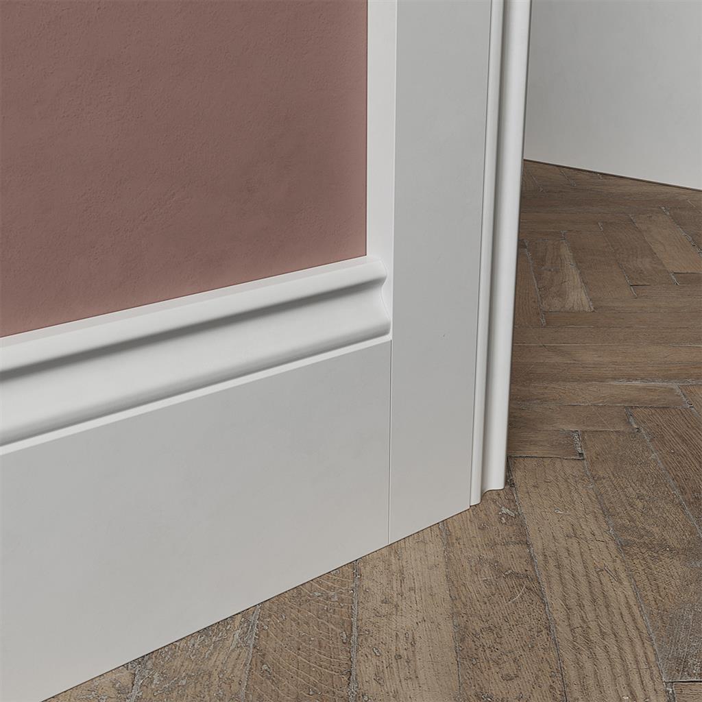 MDF PRIMED SKIRTING 18x144x4.2m (5PCS) MOULDED