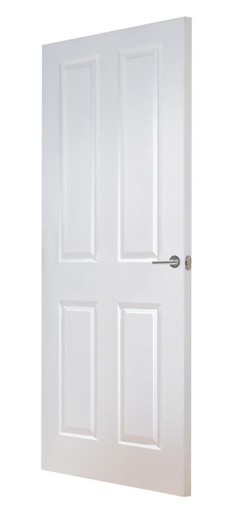 SHANNON MOULDED 4 PANEL SMOOTH DOOR 80 x 32 X 44MM