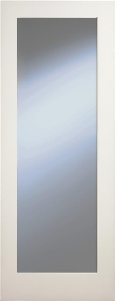 BOSTON SHAKER PRIMED DOOR CLEAR GLAZED 80x32