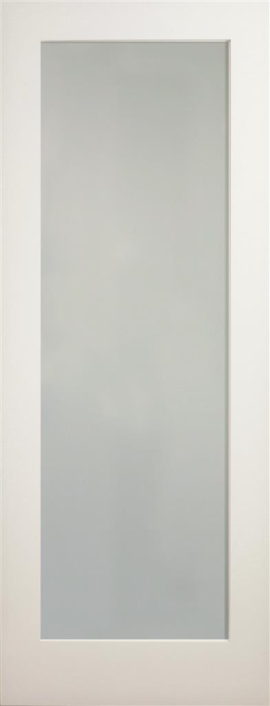 BOSTON SHAKER PRIMED DOOR FROSTED GLZ 80x32