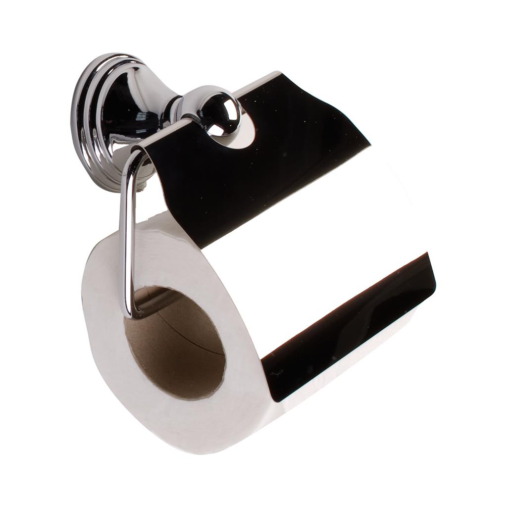TEMA ARNO TOILET ROLL HOLDER WITH LID CHROME