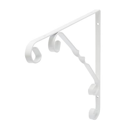 B ORG ORNAMENTAL BRACKET 25x25cm WHITE X 10 pcs