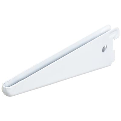 B ORG TWIN SLOT H-BRACKET 17cm WHITE X 10 pcs