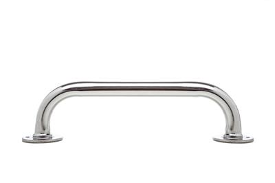 LIVING PLUS CHROME STEEL GRAB BAR 25MM X 300MM