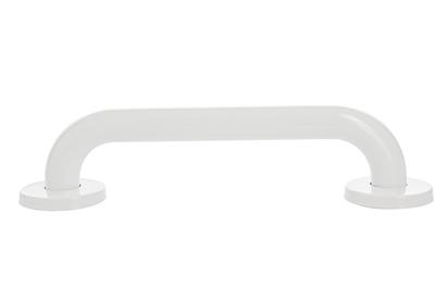 LIVING PLUS WHITE STEEL GRAB BAR 32MM X 300MM