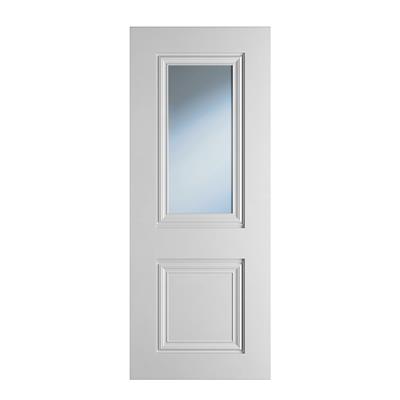 CAROLINA 2P CLEAR GLASS WHITE PRIMED DOOR 80x32
