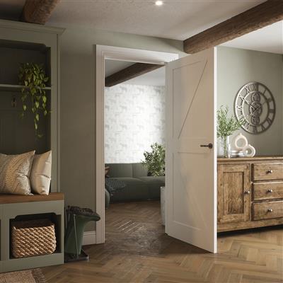 DEVON COTTAGE WHITE PRIMED DOOR 80x32