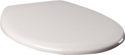 TEMA CONTRACT WHITE PLASTIC TOILET SEAT