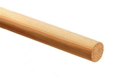 VM82JP PINE DOWEL 25 X 2.4M X 10 LENGTHS