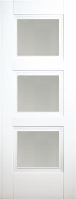 FRANKLIN WHITE PRIME 3P FROSTED GLZ DOOR 80X34