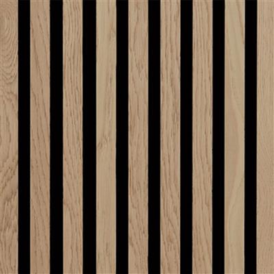 FT BASIC ACOUSTIC PANEL 2.44mx605x22mm LIGHT OAK