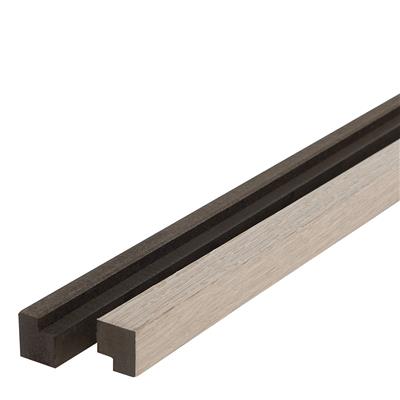 FT COMPLETIONS TRIMS 3000x25x22mm x 2pcs GREY OAK