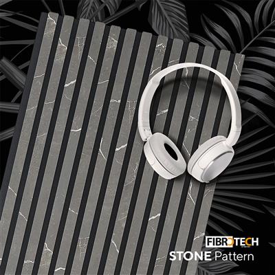 FT ACOUSTIC PANEL 2.44mx520x18mm PATTERN STONE