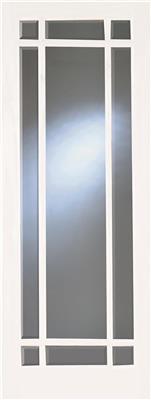 PRIMED GIBSON 9 LITE CLEAR GLAZED DOOR 80X32