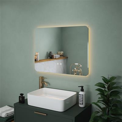 TEMA SIRIO IP44 LED MIRROR 80X60 COOL/WARM DEMIST