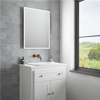 TEMA SORRENTO IP44  BACK-LIT MIRROR/ DEMIST 80x60