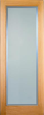 RUSHMORE OAK ETCHGLASS CLEAR BORDER P/FIN 80x32