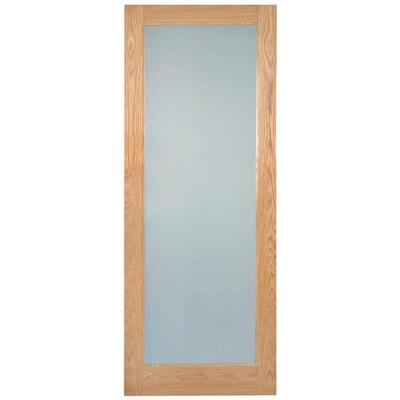 RUSHMORE LAMSAFE GLAZED OAK DOOR PRE-FIN 80X32