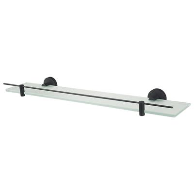 HACEKA KOSMOS GLASS SHELF 60CM MATT BLACK 