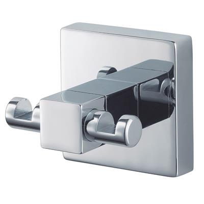 N403018-HACEKA MEZZO DOUBLE HOOK CHROME