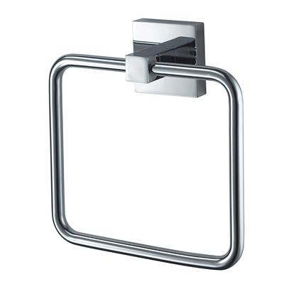 N403006-HACEKA MEZZO TOWEL RING CHROME