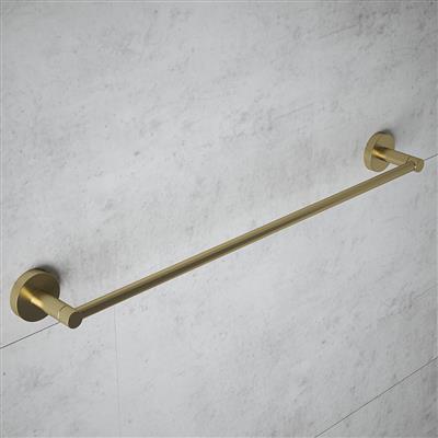 HACEKA KOSMOS TOWELRAIL SINGLE 61CM BRUSHED GOLD