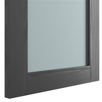 NOLITA GREY OPAQUE GLASS PRE-FINISH DOOR 80x32
