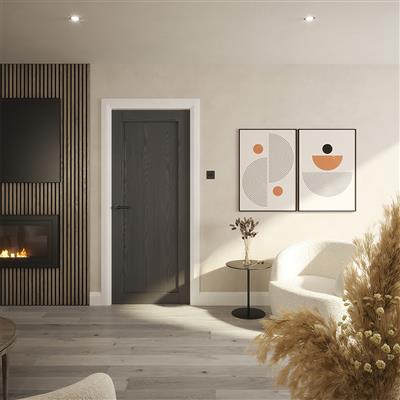 NOLITA GREY SHAKER PRE-FINISHED DOOR 80x32