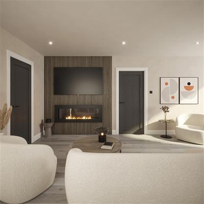 NOLITA GREY SHAKER PRE-FINISHED DOOR 80x32