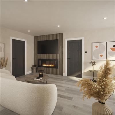 NOLITA GREY SHAKER PRE-FINISHED DOOR 80x32