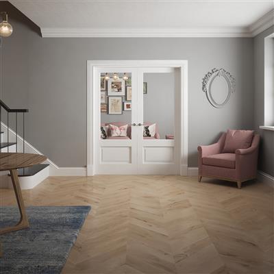 DOVER 1P/1L CLEAR GLAZE WHITE PRM DOOR 78x30