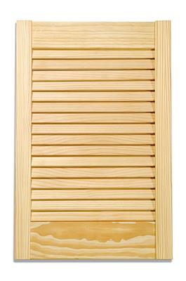 Pine Louvre Door 24x21 Inch B G
