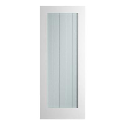 BOSTON PRIMED DOOR CRYSTAL CUT GLAZED 80x32