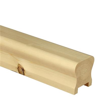 RB HANDRAIL 2.4M X 59 X 59 X 41 GROOVE PINE