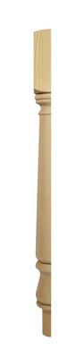 RB STOP CHAMFER HALF NEWEL  1500 X 90 X 43 PINE