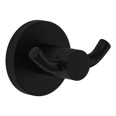 MALMO BLACK ROBE HOOK x 3pcs