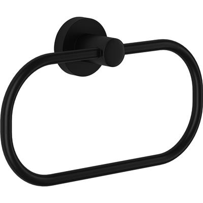 MALMO BLACK TOWEL RING x 3pcs