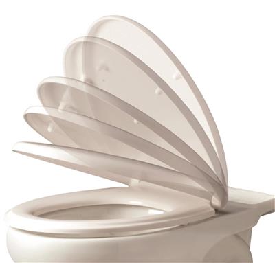 AT HOME SOFT CLOSE TOILET SEAT WHITE